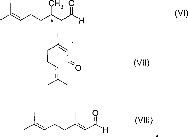 Specific synthesis pathway converting neral and geranial to optically active citronellal