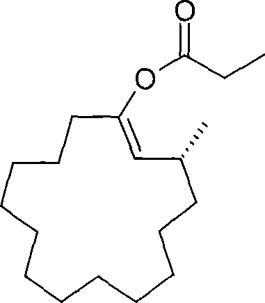 Reaction scheme for the synthesis of the optically active enol derivative intermediate