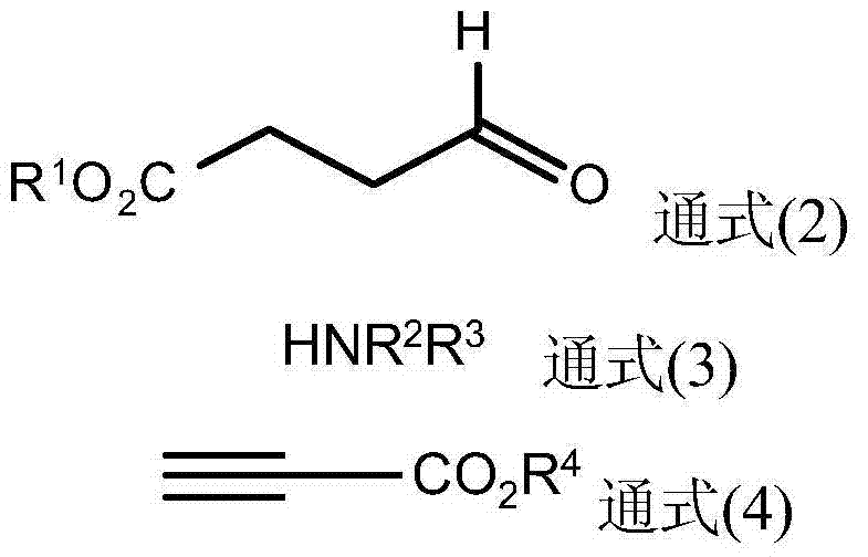 Synthesis scheme of General Formula 1 via three-component reaction