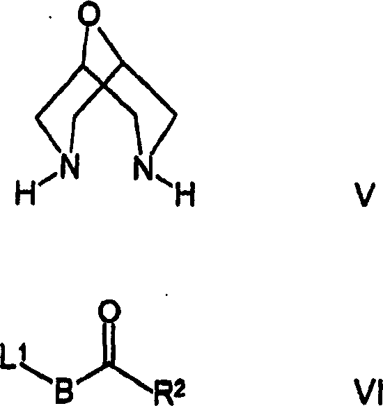 Synthesis of Formula III intermediate from Formula V and Formula VI