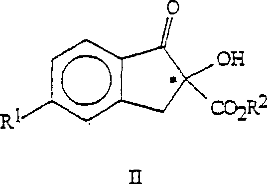 Structure of the key chiral intermediate Formula II with defined stereochemistry
