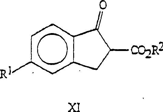 Structure of Formula XI ketone precursor for asymmetric oxidation