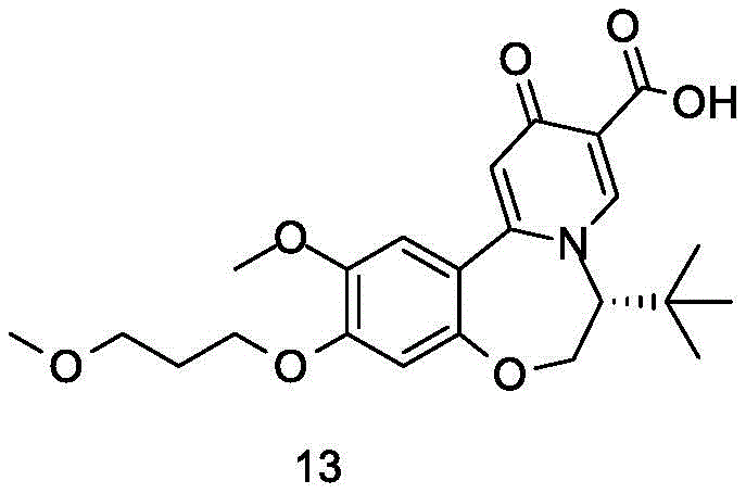 General structure of Formula (I) oxazepine compound for Hepatitis B treatment