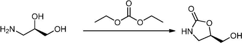 Conventional low-yield synthesis using diethyl carbonate
