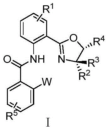 General Formula I of the novel N,N,P oxazoline phosphine ligand showing variable R groups