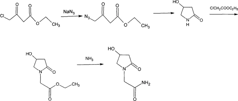 Conventional synthesis route using hazardous sodium azide showing safety and impurity risks