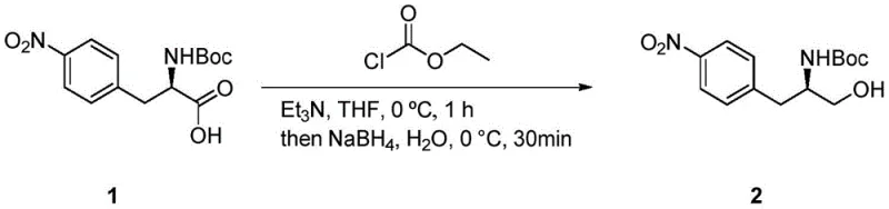 Safe reduction of carboxylic acid using NaBH4 and ethyl chloroformate