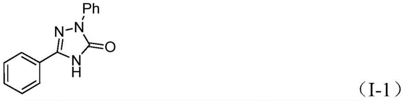 Specific examples of synthesized 1,2,4-triazol-3-one derivatives showing substrate scope