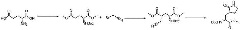 Conventional synthesis route using bromoacetonitrile and nitrile reduction