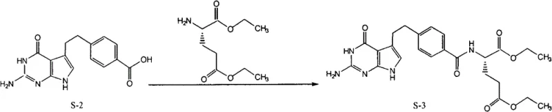 Mechanism of the condensation reaction between acid intermediate S-2 and L-glutamic acid diethyl ester using CDMT activation