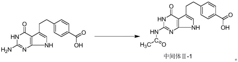 Synthesis of protected Intermediate II-1 via acylation