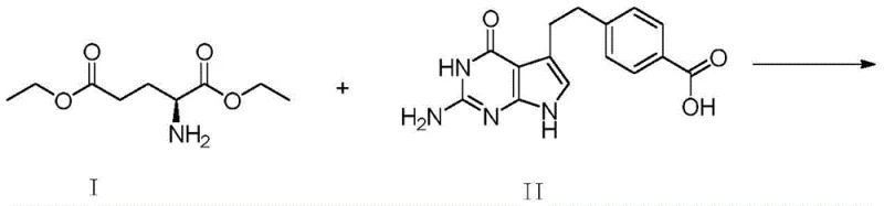 Conventional synthesis route showing formation of Impurity V
