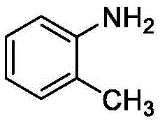 Chemical structure of o-toluidine derivative used as a substrate in the synthesis