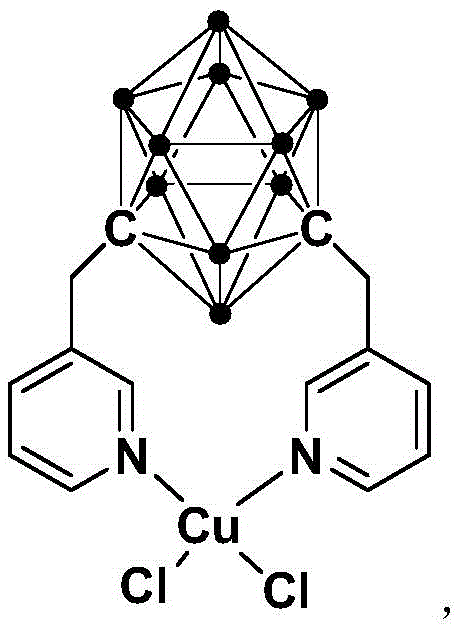 Structure of the meta-carborane ligand copper complex catalyst