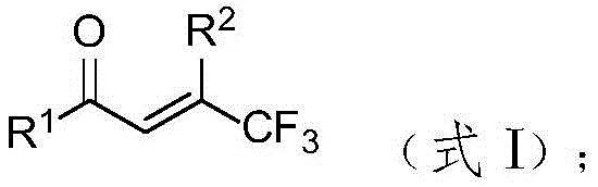 General formulas of reactants and products showing R group diversity