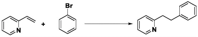 Reductive cross-coupling of vinylpyridine and bromobenzene demonstrating heterocyclic tolerance
