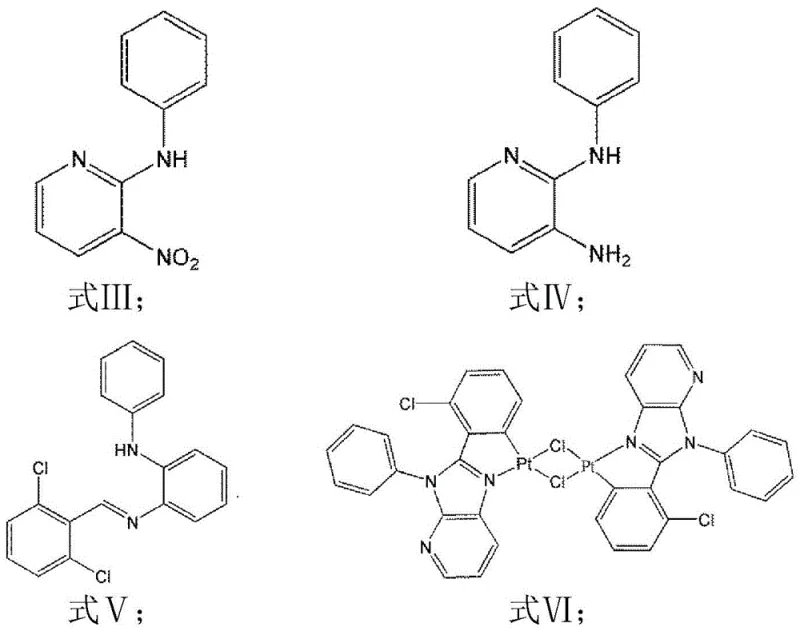 Synthetic route diagram illustrating the formation of Intermediates A, B, C, D and the final Ligand L