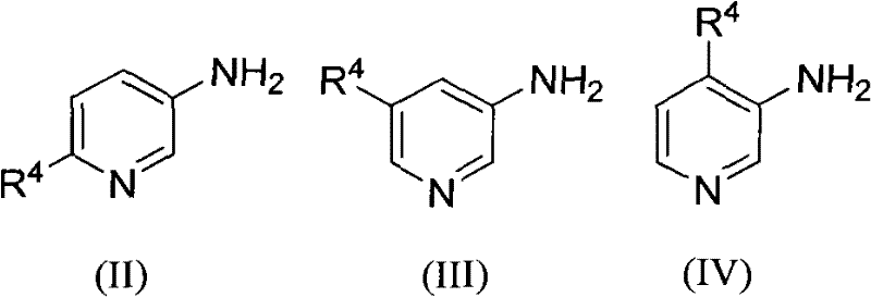 General reaction scheme showing diverse 3-aminopyridine substrates (II, III, IV) for 1,5-naphthyridine synthesis