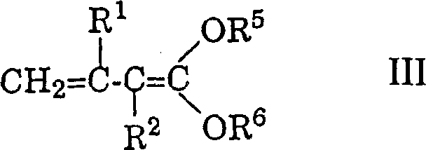 Structure of vinyl ketene acetal reagents used for gamma-selective coupling
