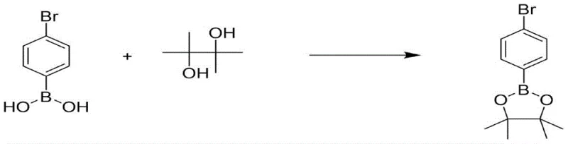Synthesis of p-bromophenylboronic acid pinacol ester catalyst precursor