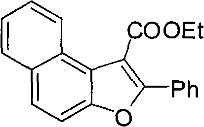 Synthesis of naphtho-fused benzofuran derivative demonstrating scope and complexity handling