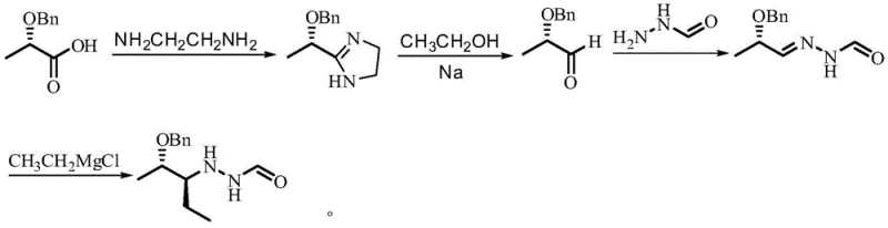 Novel 4-step synthetic route for N'-[(2S,3S)-2-(benzyloxy)pentan-3-yl]formylhydrazine avoiding DIBAL-H
