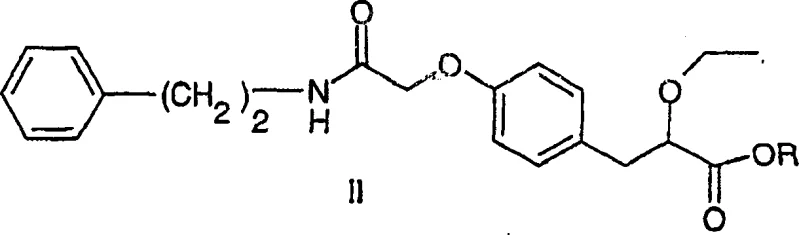 Novel N-alkylation reaction scheme showing Formula II and III reacting to form Formula I