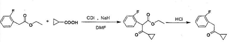 Novel synthetic route using CDI activation and base-mediated condensation