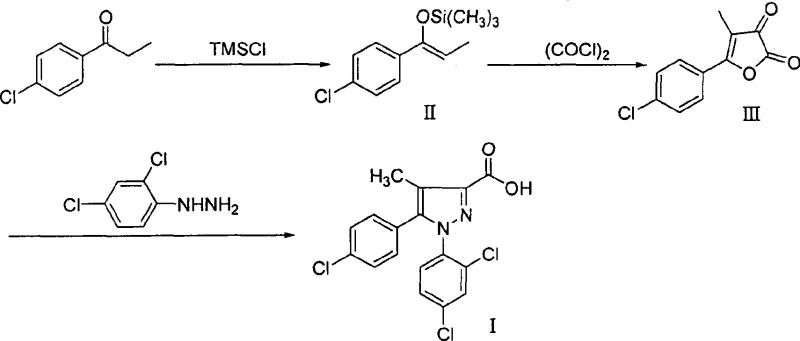 Novel furandione-mediated synthesis route with high yield and mild conditions