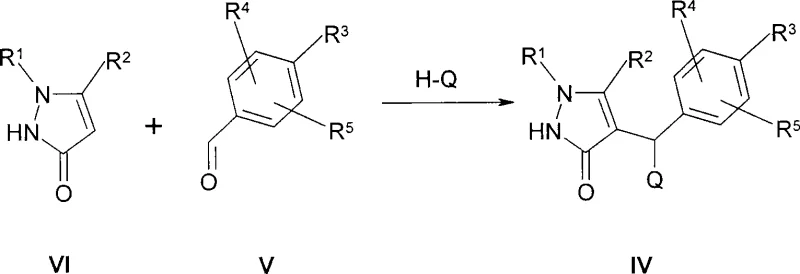 Process II: Synthesis of Precursor Formula IV via Condensation
