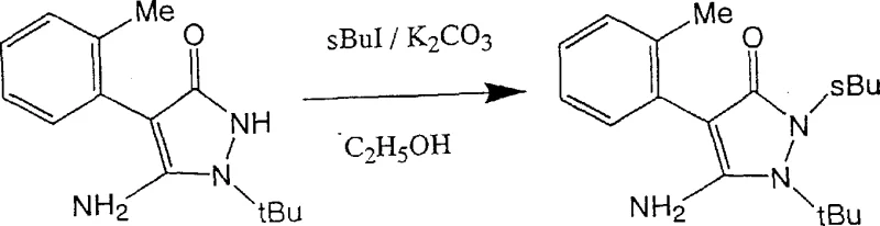 Conventional alkylation method showing formation of N-alkylate and O-alkylate byproducts