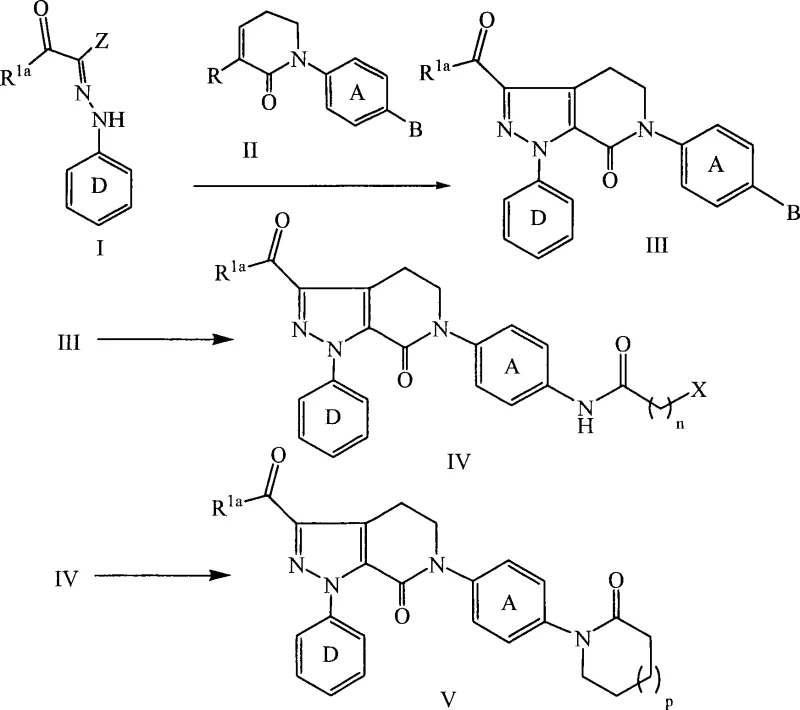 Overall synthetic route from hydrazone and dipolarophile to final lactam structure