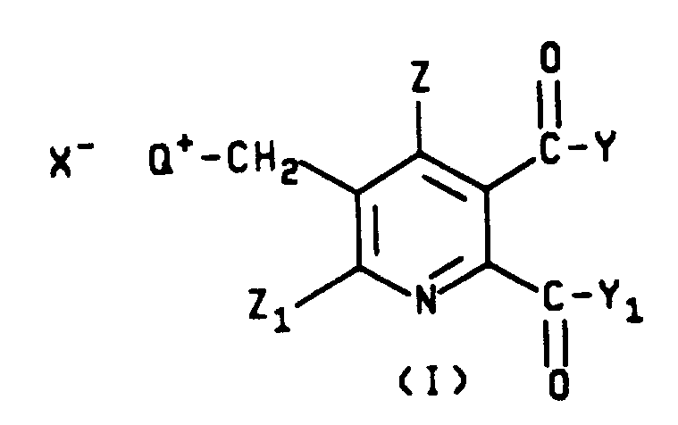 General Formula I of 5,6-disubstituted-3-pyridylmethyl ammonium halides