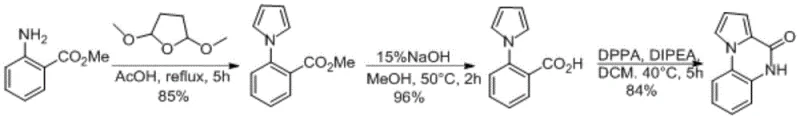 Specific synthesis example for R=H derivative