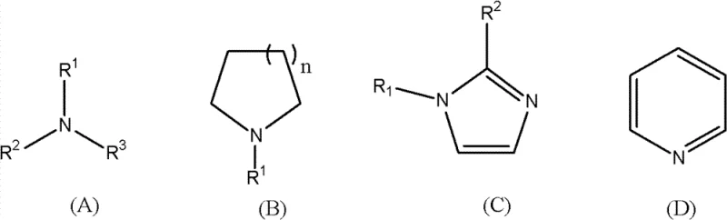 Structural diversity of tertiary amine substrates including chain and ring structures suitable for electrolyte synthesis