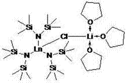 Structure of the silicon-amino rare earth catalyst [(Me3Si)2N]3Ln(μ-Cl)Li(THF)3