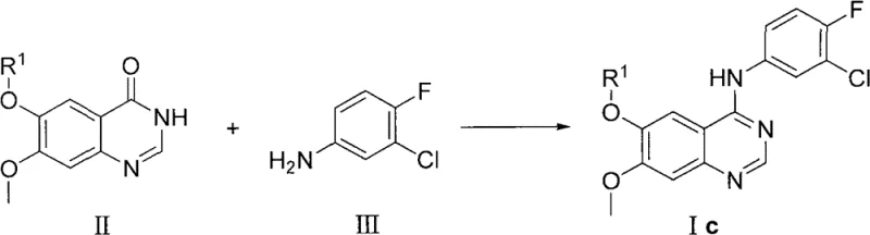 Novel synthesis route reacting Compound II and Compound III using peptide coupling