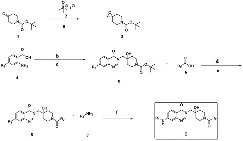 Synthetic Route for Compounds I-1 to I-39