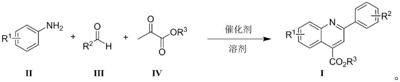 Novel metal-free borane catalyzed one-pot synthesis of quinoline-4-carboxylates