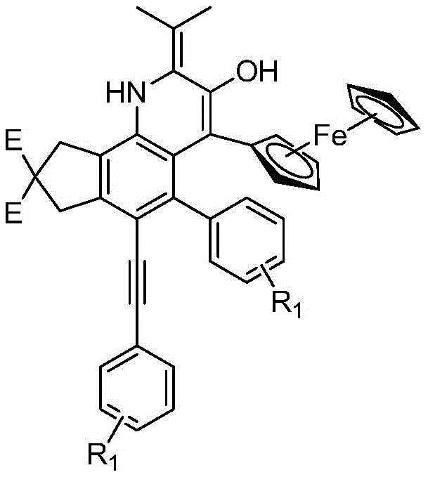 General structural formula of the novel exocyclic double bond quinoline derivatives