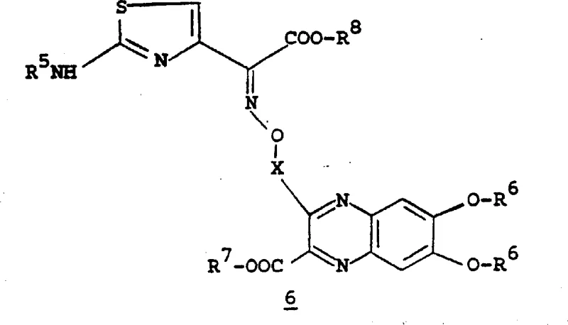 Reaction scheme showing the formation of Formula 6 coupled intermediate