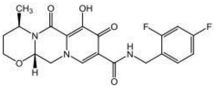 Chemical structure of Dolutegravir, the target API requiring (R)-3-aminobutanol as a key intermediate