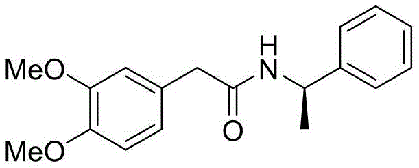 Schematic diagram of the prior art synthesis route for (R)-5'-methoxylaudanosine showing low yield and hazardous reagents