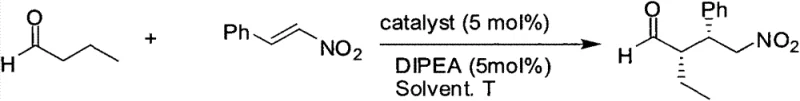 Asymmetric Michael addition reaction catalyzed by the novel cyclopropane-fused prolinol derivative showing high ee values