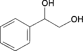 Chemical structure of Phenyl Glycol showing the chiral diol backbone essential for pharmaceutical intermediates