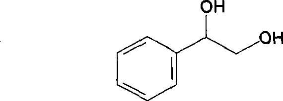 Chemical structure of Phenyl Glycol showing the chiral diol motif essential for pharmaceutical applications