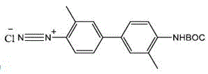 Structure of the unstable diazonium salt intermediate handled safely in solution