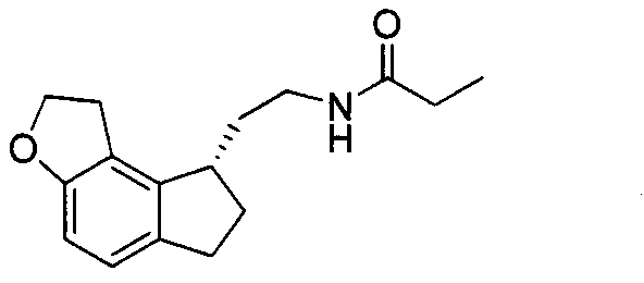 Chemical structure of Ramelteon, the final API derived from the intermediate