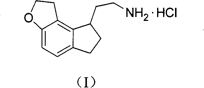 Structure of the key intermediate 2-(1,2,6,7-tetrahydro-8H-indeno[5,4-b]furan-8-yl)ethylamine hydrochloride