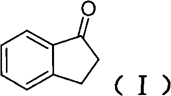 Chemical structure of 1-indone starting material